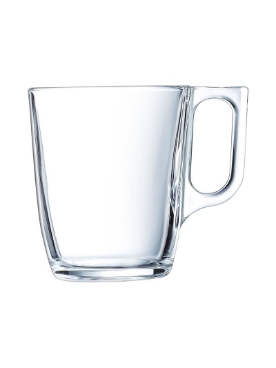 Taza Mug Arcoroc Voluto Transparente 250 ml (6 Unidades)
