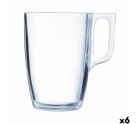 Taza Mug Luminarc Nuevo Transparente 400 ml (6 Unidades)