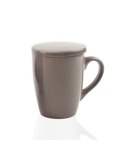 Taza con Filtro para Infusiones Versa Marrón