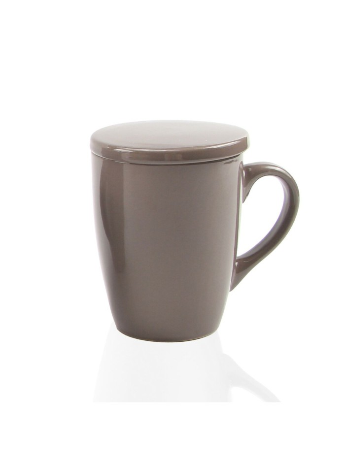 Taza con Filtro para Infusiones Versa Marrón