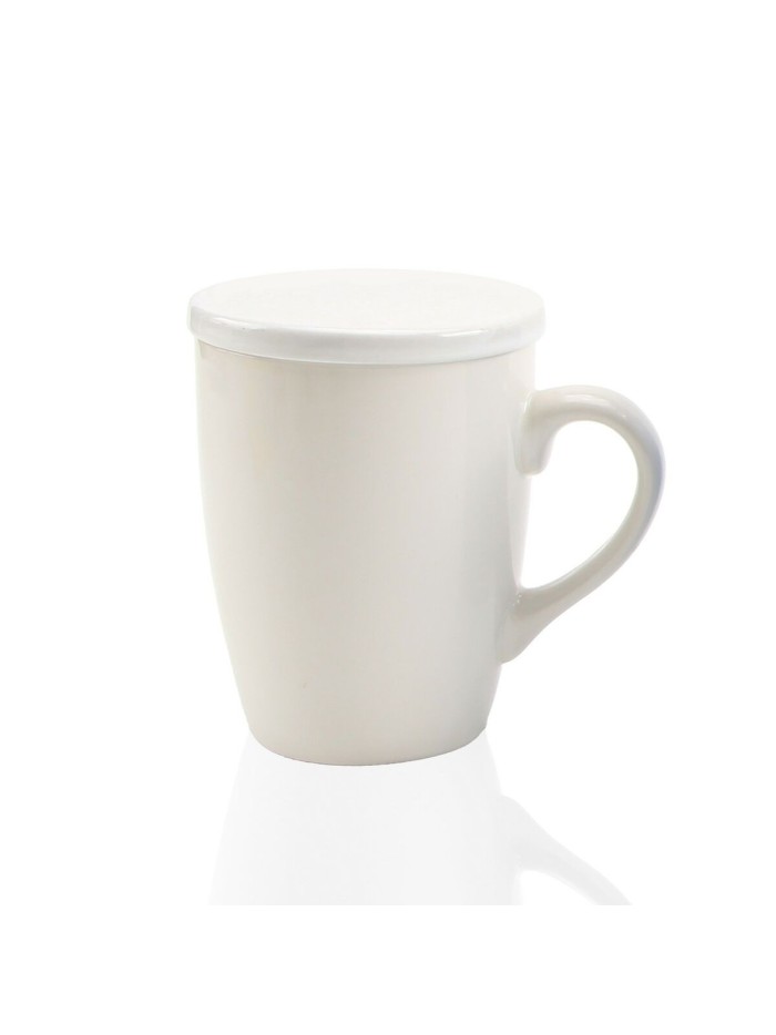 Cup with Tea Filter Versa White