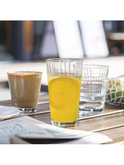 Set de Vasos Arcoroc Stack'up Cross Transparente Vidrio 210 ml 6 Unidades