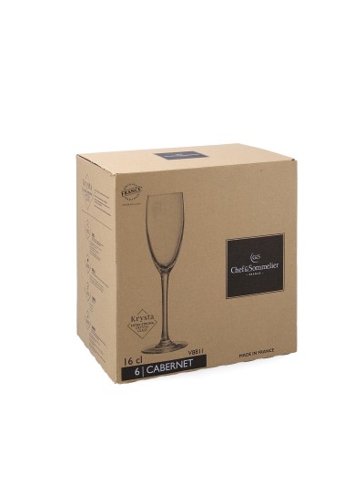 Set of cups Chef&Sommelier Cabernet Tulip Eco Transparent Glass 160 ml (6 Units)