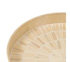 Bandeja de Aperitivos Beige Bambú 35 x 35 x 5 cm Madera MDF