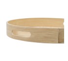 Snack tray Beige Bamboo 35 x 35 x 5 cm MDF Wood
