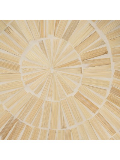Snack tray Beige Bamboo 35 x 35 x 5 cm MDF Wood