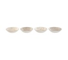 Set de Platos Home ESPRIT Marrón Beige Porcelana 20 x 20 x 4 cm