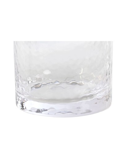 Set de Vasos Home ESPRIT Transparente Cristal Con relieve (6 Unidades)