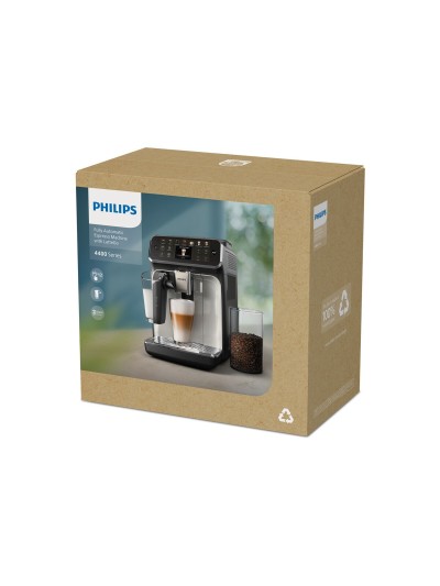 Superautomatic Coffee Maker Philips EP4449/70 Black Silver 230 W 15 bar 1,8 L