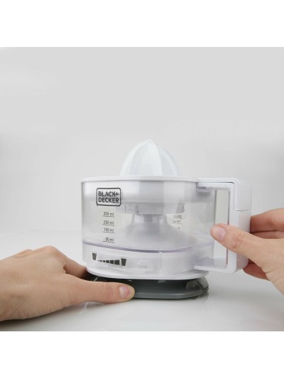 Electric Juicer Black & Decker BXCJ25E White Grey 25 W 350 ml