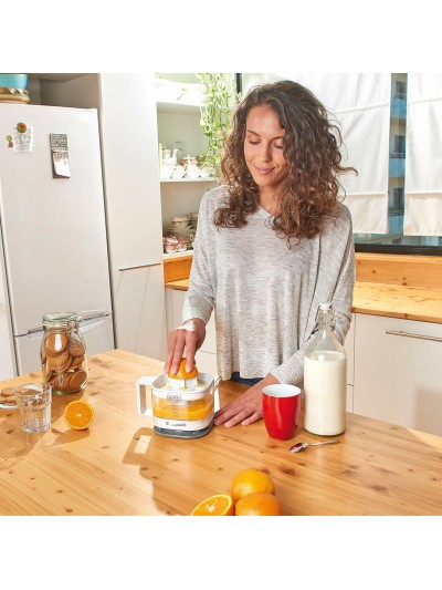 Electric Juicer Black & Decker BXCJ25E White Grey 25 W 350 ml