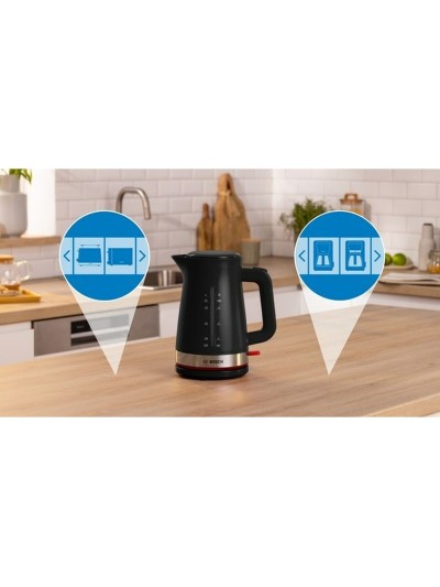 Hervidor BOSCH TWK4M223 Negro Plástico 2400 W 1,7 L