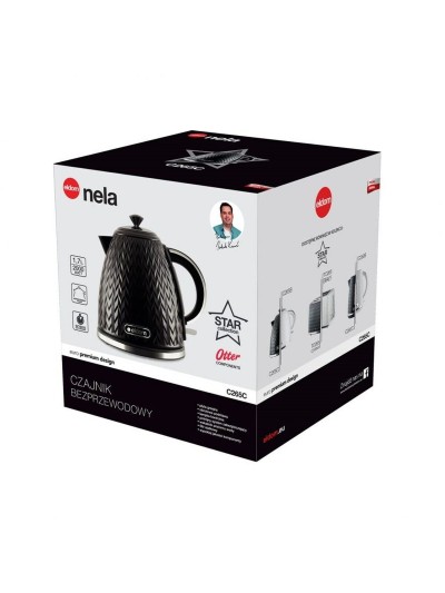 Hervidor Eldom NELA Negro Plástico 1200 W 2000 W 1,7 L