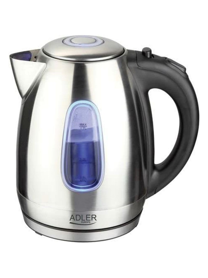 Kettle Adler AD 1223 Black Stainless steel 2000 W 1,7 L