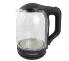 Kettle Esperanza EKK025K  Black Multicolour Glass Plastic 1500 W 1,7 L