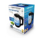 Kettle Esperanza EKK025K  Black Multicolour Glass Plastic 1500 W 1,7 L