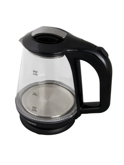 Kettle Esperanza EKK024K Black Glass Plastic 1500 W 1,7 L