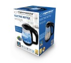 Kettle Esperanza EKK024K Black Glass Plastic 1500 W 1,7 L