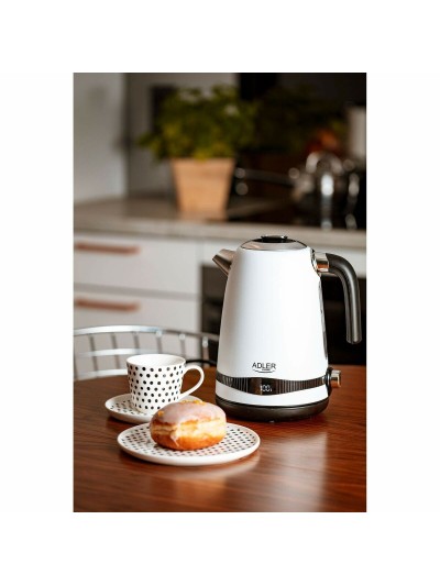 Hervidor Adler Blanco Acero Inoxidable 2200 W 1,7 L