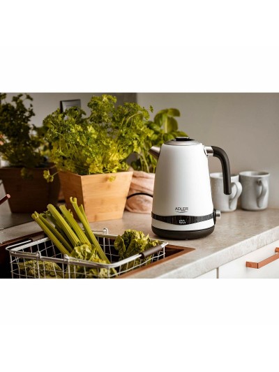 Hervidor Adler Blanco Acero Inoxidable 2200 W 1,7 L