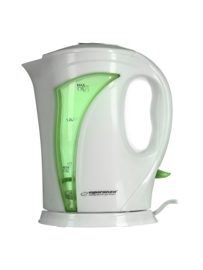 Kettle Esperanza EKK018G  White Green Multicolour Plastic 2200 W 1,7 L