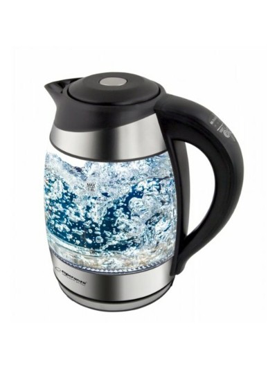 Bouilloire Esperanza EKK026  Noir Multicouleur verre polypropylène Plastique 2200 W 1,7 L