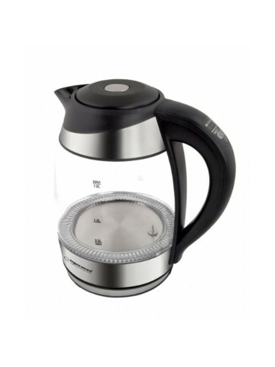 Bouilloire Esperanza EKK026  Noir Multicouleur verre polypropylène Plastique 2200 W 1,7 L