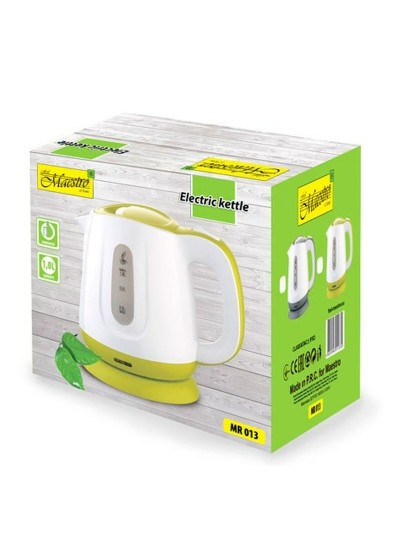 Kettle Feel Maestro MR013  White Green Plastic 1100 W