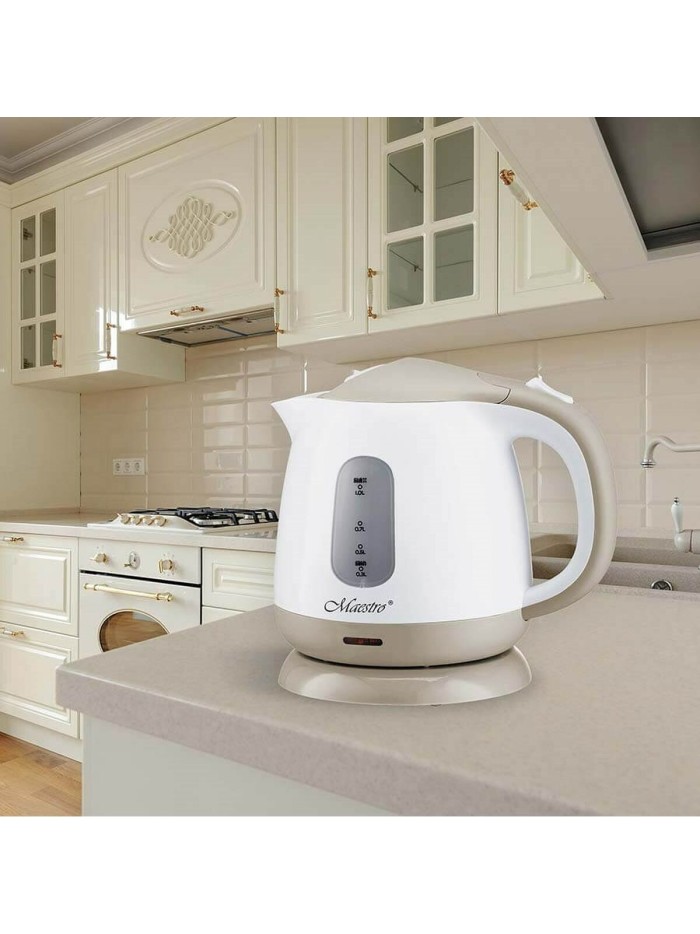 Hervidor Feel Maestro MR-012 Blanco Beige 1 L