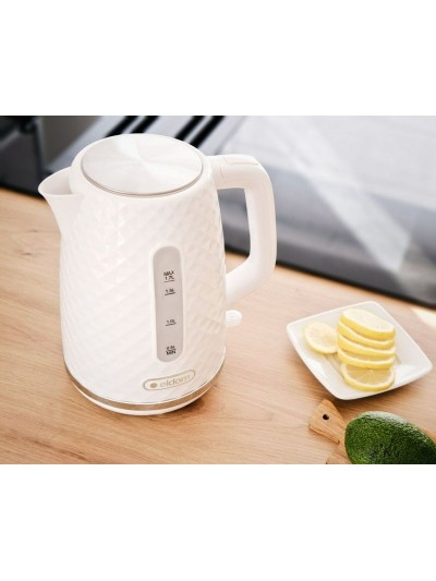 Kettle Eldom ELLI White Plastic 2200 W