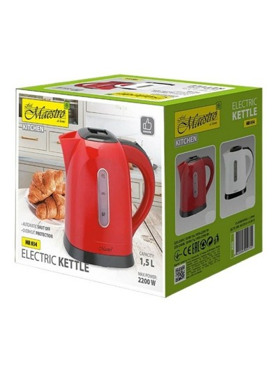 Hervidor Feel Maestro MR-034 Negro 2200 W 1,5 L