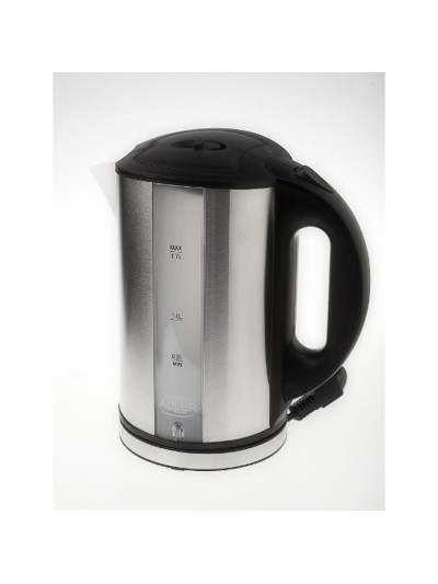 Hervidor Adler AD 1216 Negro Plateado Acero Inoxidable Plástico 2000 W 2200 W 1,7 L