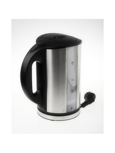 Kettle Adler AD 1216 Black Silver Stainless steel Plastic 2000 W 2200 W 1,7 L