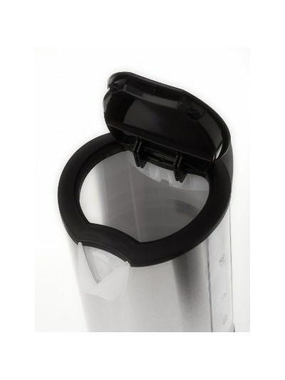 Kettle Adler AD 1216 Black Silver Stainless steel Plastic 2000 W 2200 W 1,7 L