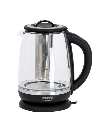 Hervidor Adler CR 1290 Negro Vidrio 2200 W 2 L