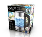 Hervidor Adler AD 1247 Cristal Gris Acero Vidrio 2200 W 1,7 L