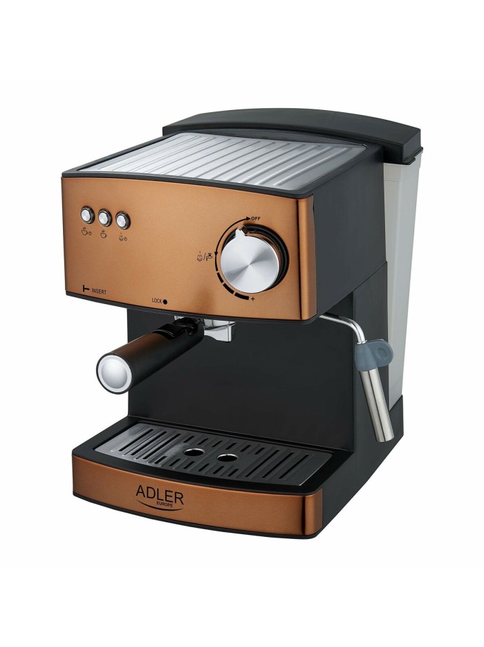 Cafetera Express de Brazo Adler AD 4404cr Negro Multicolor No 1,6 L