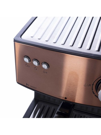 Cafetera Express de Brazo Adler AD 4404cr Negro Multicolor No 1,6 L