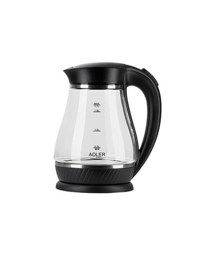 Kettle Adler AD 1274 Black Glass 2200 W 1,7 L