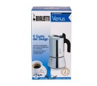Cafetera Italiana Bialetti New Venus Plateado Acero Inoxidable 240 ml 6 Tazas