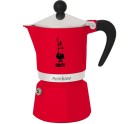 Cafetera Italiana Bialetti Rainbow Rojo Aluminio 60 ml