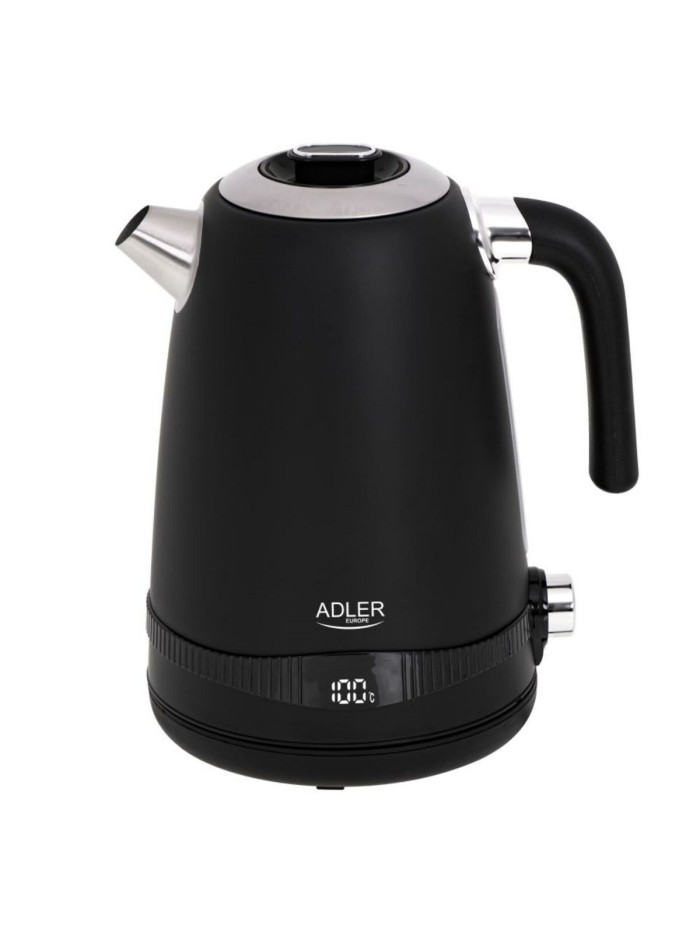 Kettle Adler AD 1295b Black Stainless steel 2200 W 1,7 L