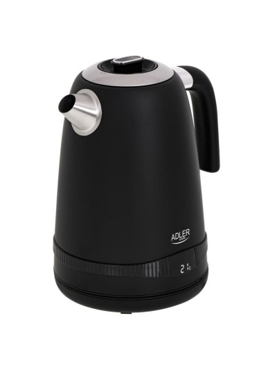 Bouilloire Adler AD 1295b Noir Acier inoxydable 2200 W 1,7 L