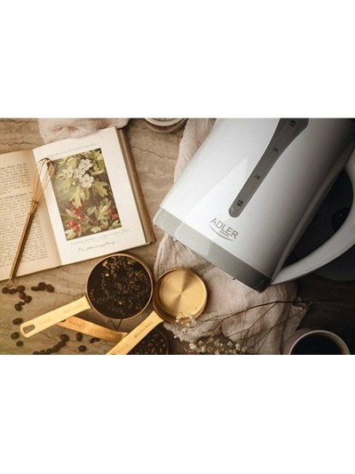 Kettle Adler AD 1244 White Plastic 2200 W 2,5 L