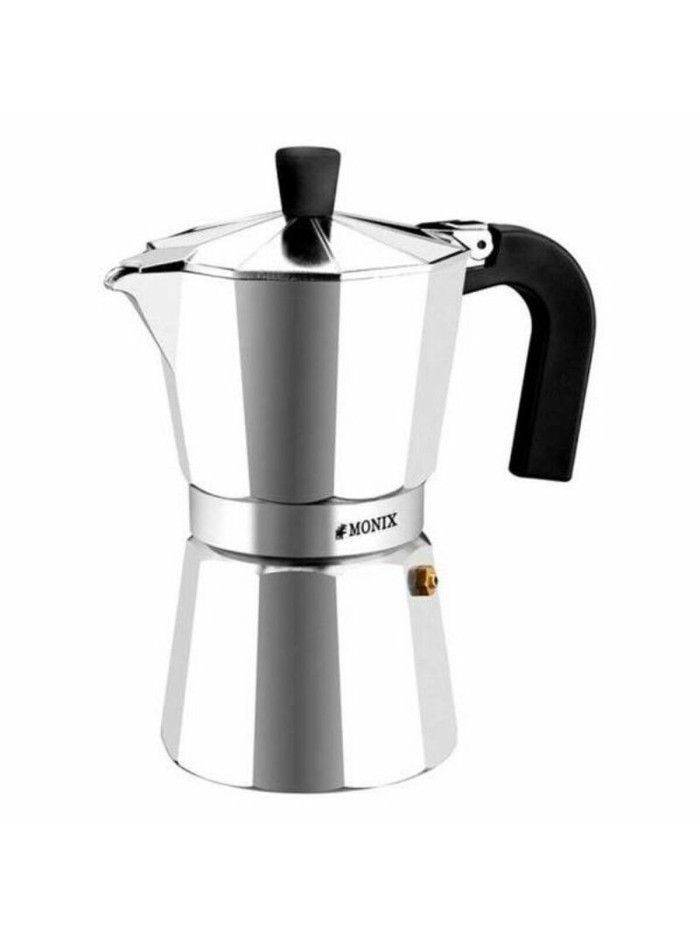 Cafetera Italiana Monix M620006 Acero Aluminio 6 Tazas