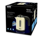 Bouilloire Électrique avec Voyant LED TM Electron Acier inoxydable Crème