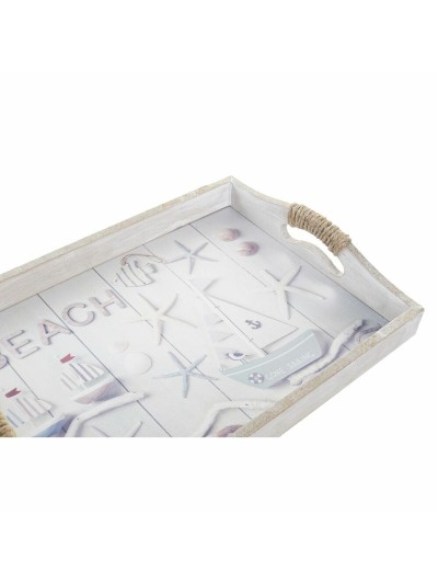 Jeux de plateaux DKD Home Decor Multicouleur Bois MDF 40 x 30 x 6 cm (2 Unités) (12 Unités)