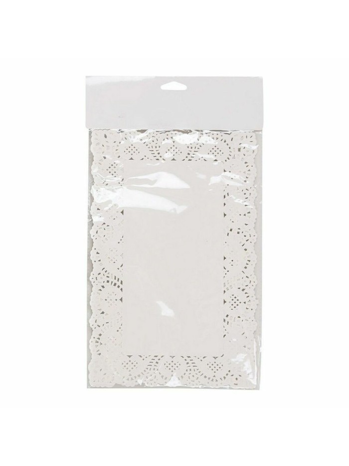 Base de gâteau Blanc Papier 19 x 30 cm 24 Pièces