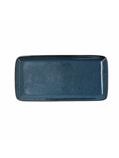 Fuente de Cocina Bidasoa Ikonic Cerámica Azul (28 x 14 cm) (Pack 4x)