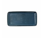 Serving Platter Bidasoa Ikonic Ceramic Blue (28 x 14 cm) (Pack 4x)